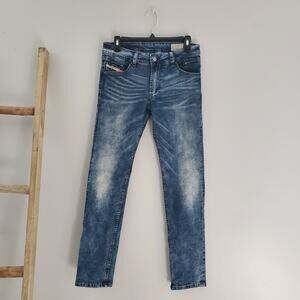 Diesel Kid Belther-J Gray US Regular Slim Tapered Jeans Size 14Y
